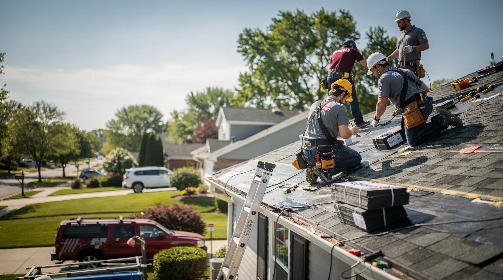 Roof Repair in Green Valley, IL around you